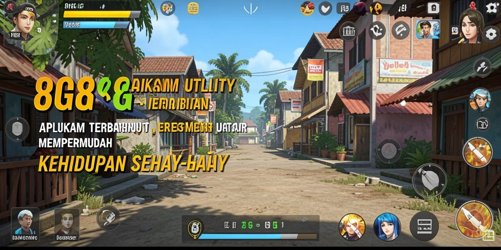 Tampilan antarmuka 8G8G dengan fitur utility yang memudahkan pengguna.