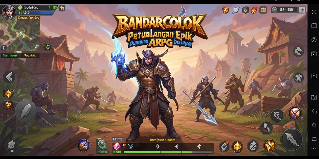 Tampilan gameplay BANDARCOLOK yang menawan dan dinamis.