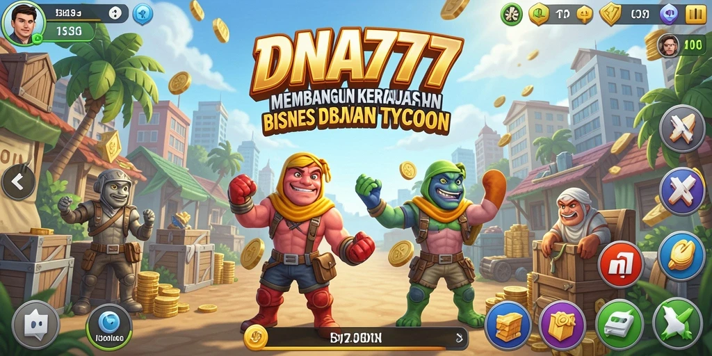 Tampilan menarik dari gameplay Tycoon di DNA777.