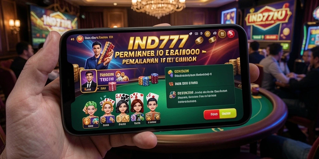 Tampilan menarik dari gameplay Live Casino IND777 yang memukau.