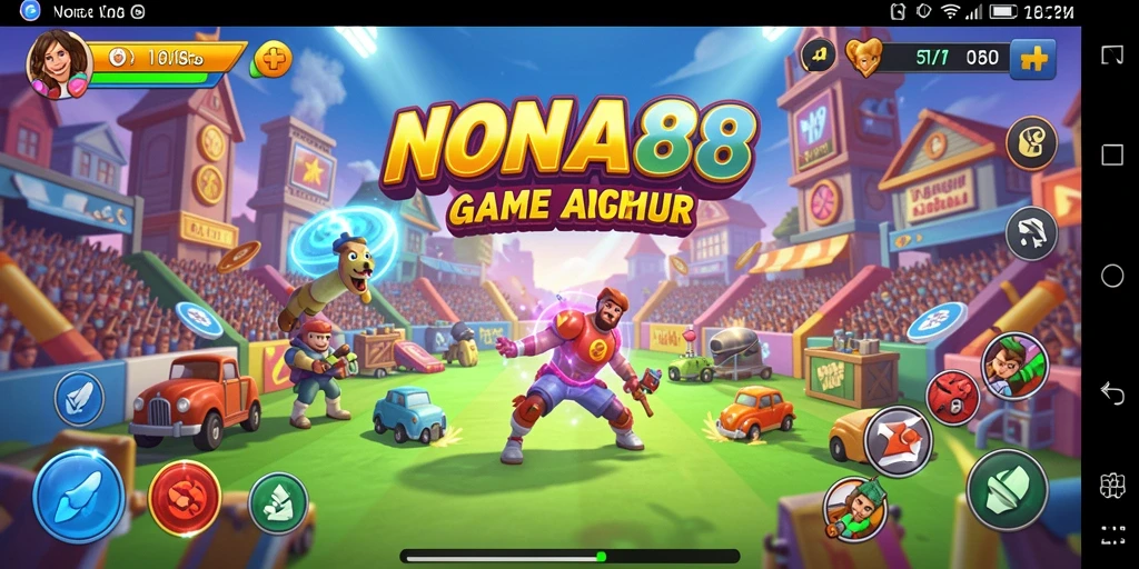 Tampilan gameplay NONA88 yang seru dan penuh tantangan Arcade.