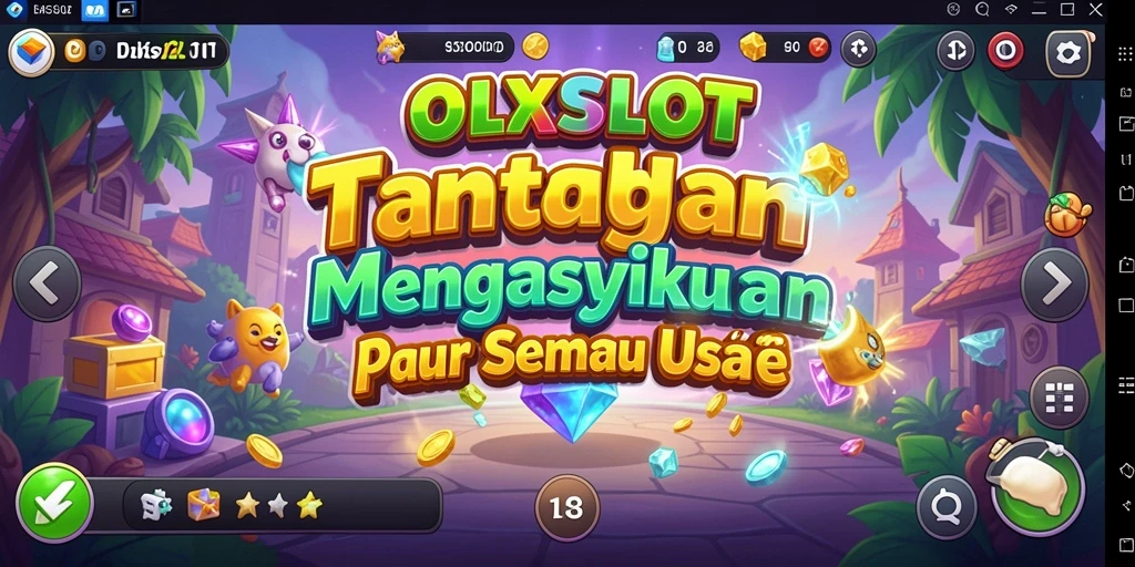Screenshot gameplay OLXSLOT menampilkan tantangan puzzle yang menarik.