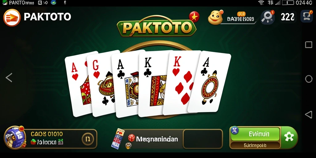 Screenshot PAKTOTO menampilkan keseruan permainan Domino.