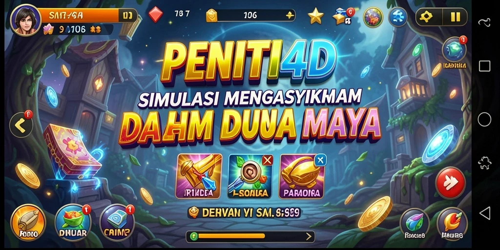 Tampilan gameplay immersive dari PENITI4D yang menakjubkan.