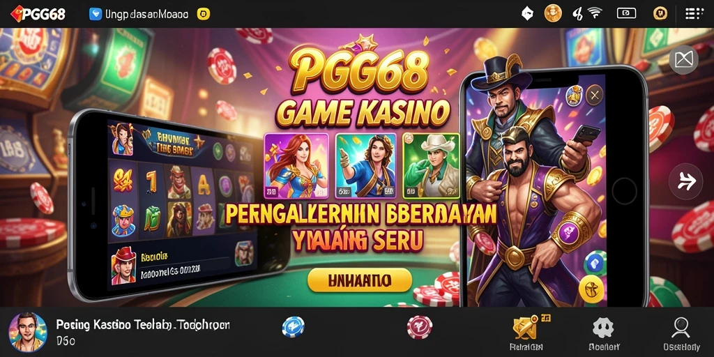 Tampilan menarik dari gameplay Kasino PGG68 yang memukau.