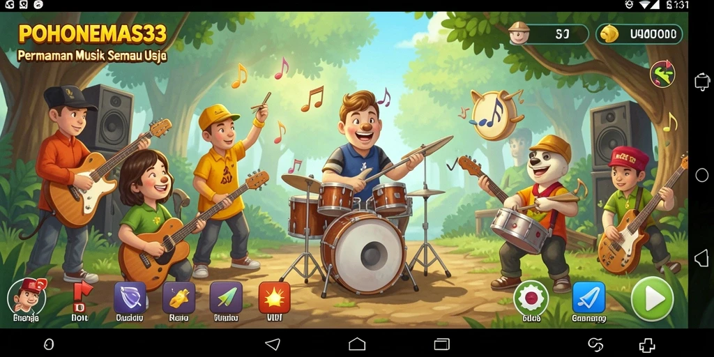 Tampilan gameplay seru POHONEMAS33 yang menarik dan interaktif.