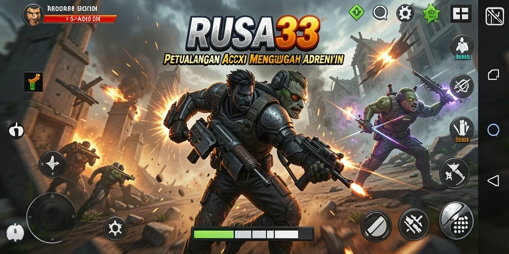 Tangkapan layar menampilkan aksi pertempuran seru di RUSA33.
