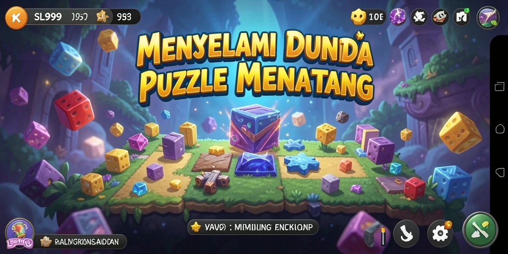 Tampilan gameplay SL999 dengan berbagai tantangan puzzle.